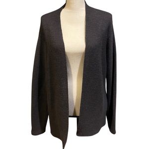 Eileen Fisher Cardigan Sweater Brown